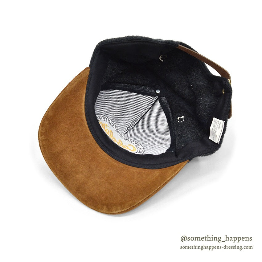 1990's CABELA'S WOOL / SUEDE LEATHER CAP...