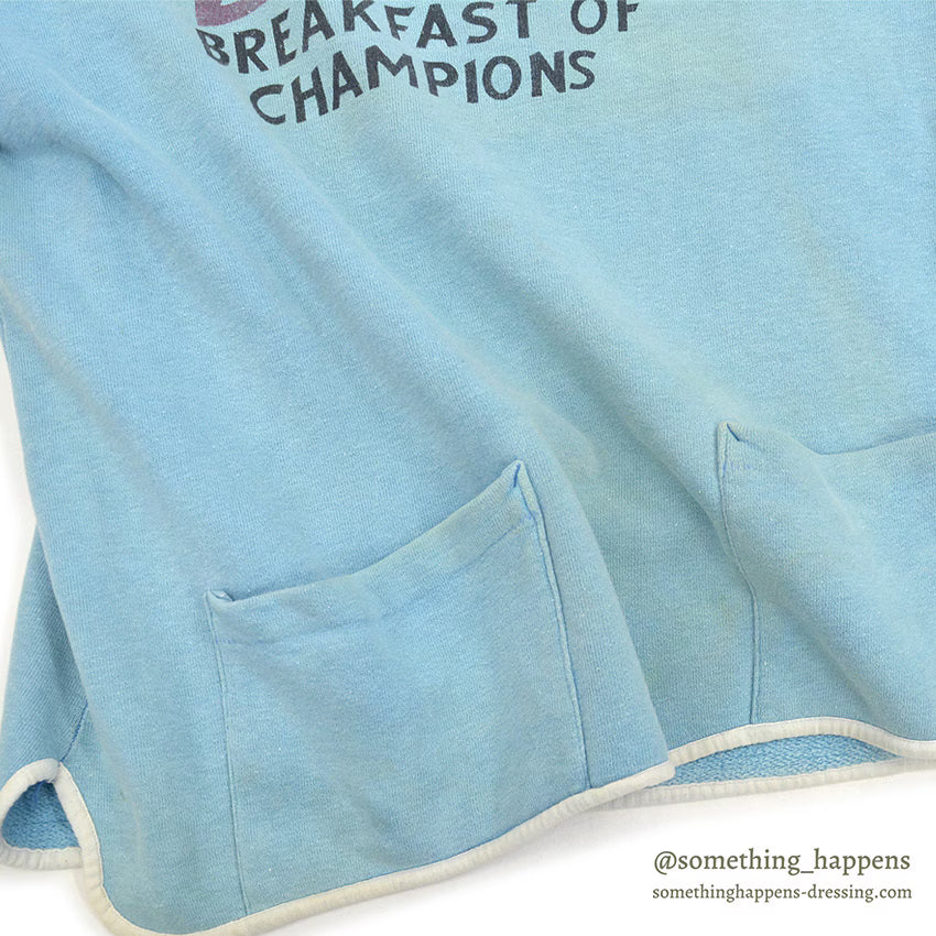 1960's BRENT LEMMON/CHECKERED FLAG 4-POCKET S/S SWEAT SHIRT ... XL