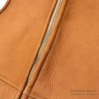 ~1990's DEADSTOCK SAWYER OF NAPA MOUTON SHEARLING VEST...L