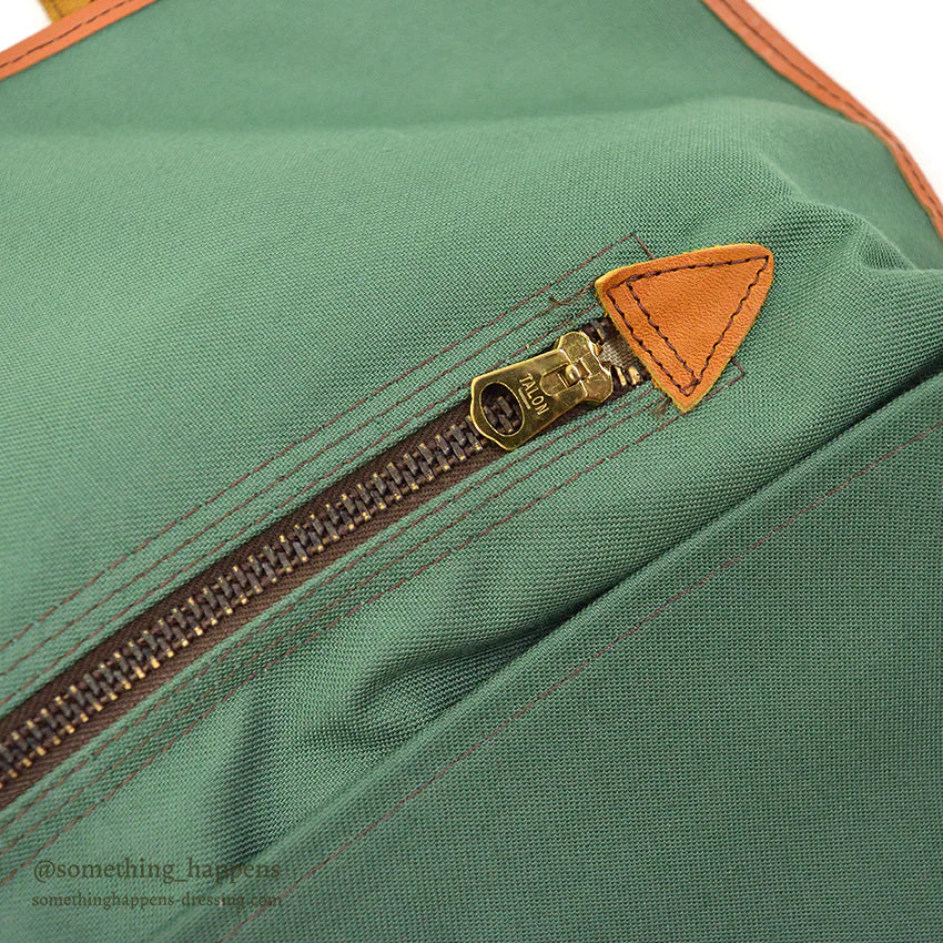 1960's DEADSTOCK LLBEAN HEAVY DUTY HAVERSACK / GREEN...