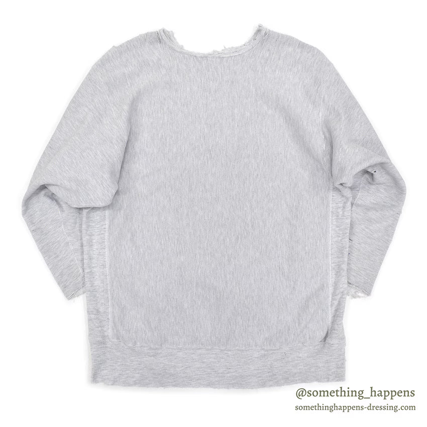 1980's~ CHAMPION REVERSE WEAVE SWEAT SHIRT / DISTRESSED ... XL