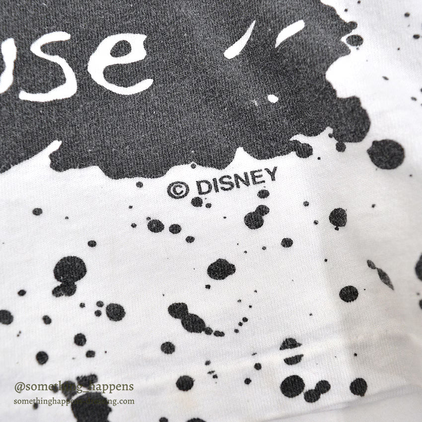 1990's DISNEY MICKEY MOUSE OVER SIZE T-SHIRT / CROPPED...