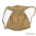 ~1940's AMERICAN RED CROSS LIGHT BROWN HBT APRON DITTY BAG...