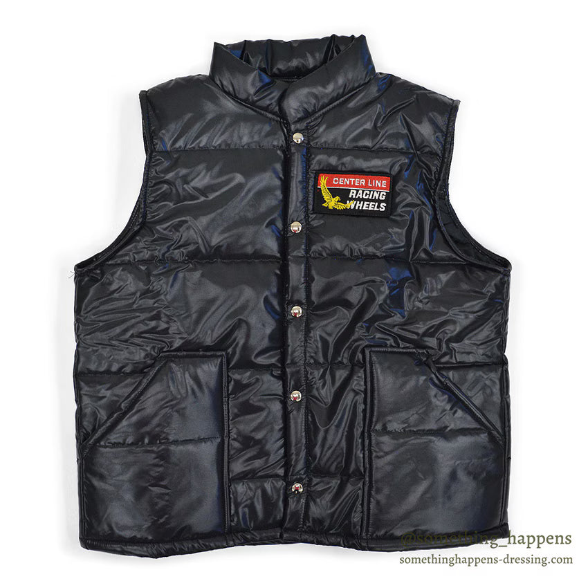 1980's DEADSTOCK CENTER LINE RACING APPAREL NYLON VEST...L