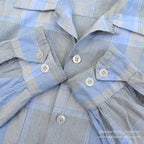 1950's SILVER WINGS RIFLE CLUB PLAID SHIRT... L