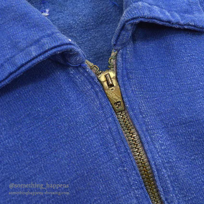 1950's CHATTANOOGA ATHLETIC HALF-ZIP SWEAT SHIRT...