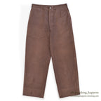 1960's OLD OVERDYED COTTON WORK PANTS... W32/L31