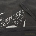 1990's~ TULTEX THE AVENGERS PUNK ART POSTER PRINT T-SHIRT ... XL