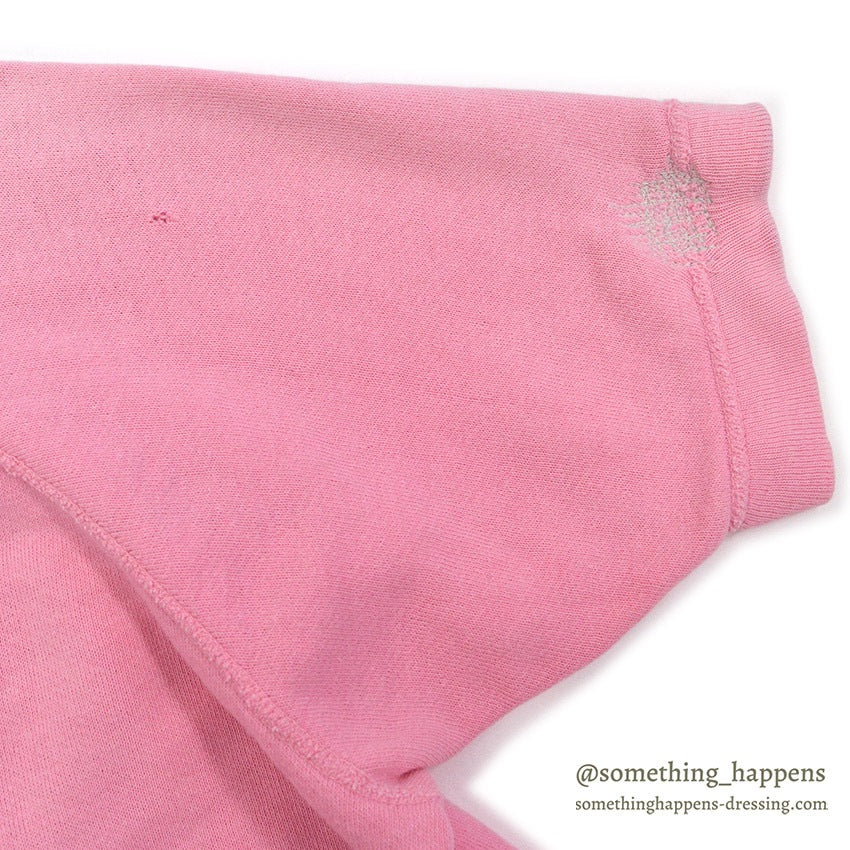 1960's INDIAN LAKE OHIO S/S SWEAT SHIRT / PINK...