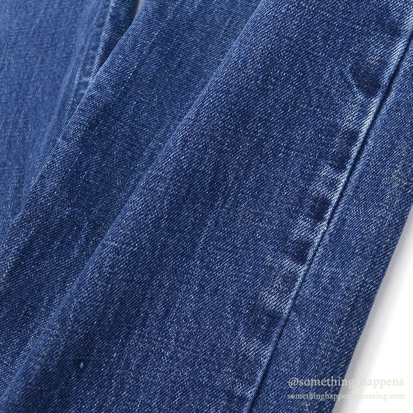 1970's Levi's 646 DENIM PANTS / SLIM MODIFIED ... W33/L30