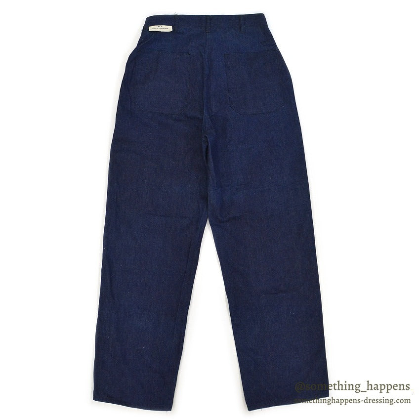 1940's~ DEADSTOCK U.S.NAVY DENIM TROUSERS ... W32
