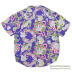 1980's BANANA REPUBLIC SAFARI & TRAVEL RAYON ALOHA SHIRT...M