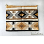 c.1940's NAVAJO RUG / RARE PATTERN / GEOMETRIC DIAMOND ... 140cm/86cm
