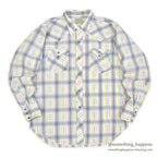 1960's HBARC WESTERN SHIRT / GREAT COLOR... 16 1/2