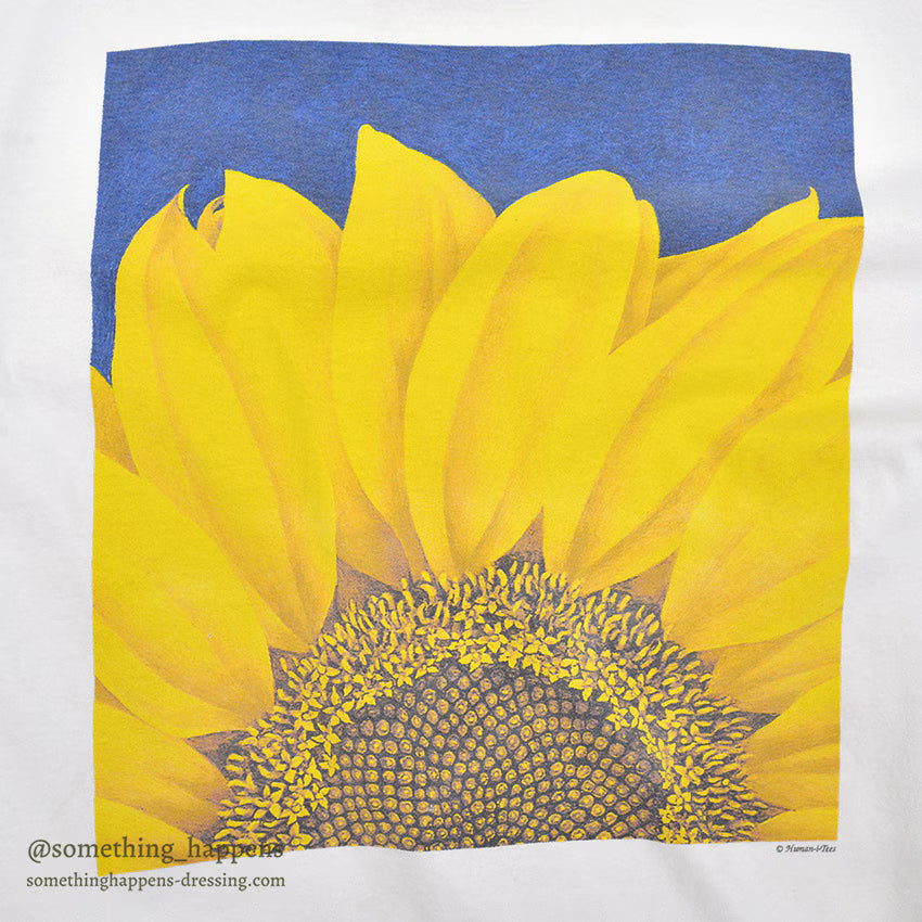 1990's anvil SUNFLOWER T-SHIRT...XL