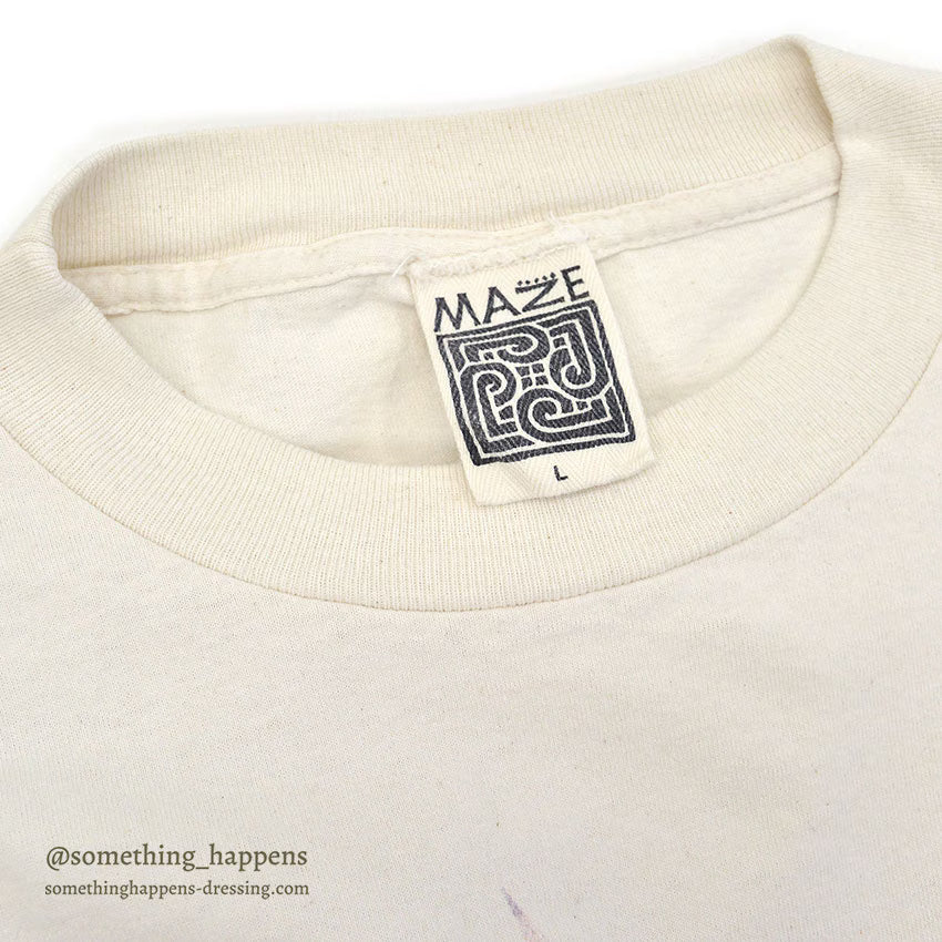 1990's MAZE DAD HUMOR PRINT T-SHIRT... L