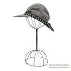 1990's LLBEAN GRAY FIVE PANEL STRAP CAP...