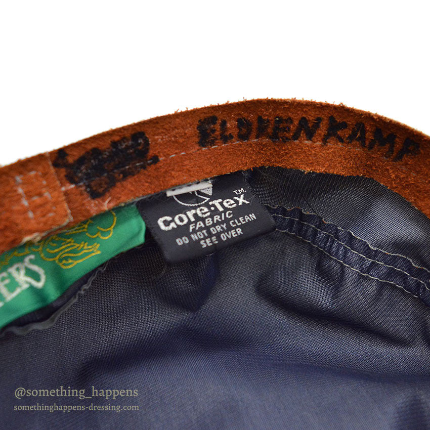 1970's EARLY WINTERS GORE-TEX CAP / LEATHER BILL...XL