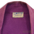 ~1940's TSLANKFORD & SONS IOWA WESLEYAN TIGER EMBROIDERY MOLESKIN JACKET...
