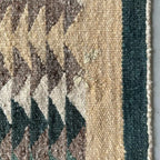 c.1950's NAVAJO RUG RARE COLOR... 103cm/66cm