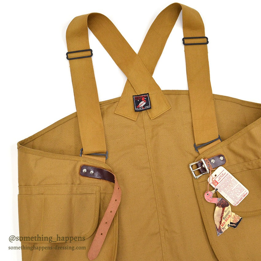 1950's DEADSTOCK RED HAED HUNTING VEST...M