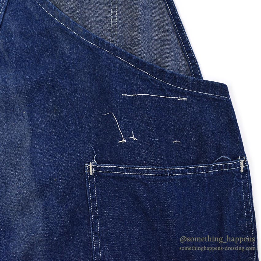 1950's CARTER'S DOUBLE KNEE DENIM OVERALL ... W44/L31