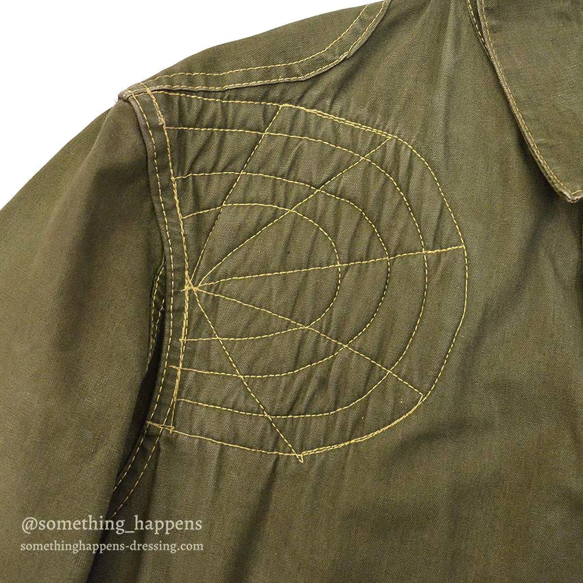 1940's FIELD MASTER HUNTING COAT / OLIVE... 44