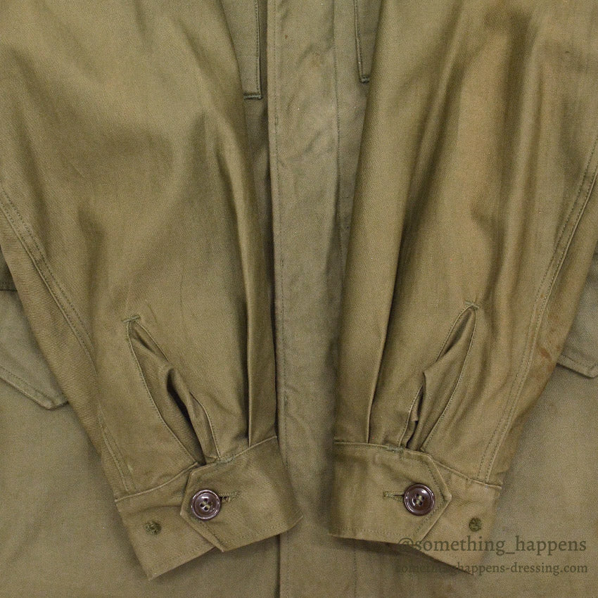 1940's WW2 M1943 FIELD JACKET / PORTRAIT PAINT, SUPER RARE ... 34L