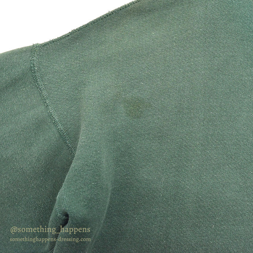 1960's OLD GREEN FADED SWEAT PARKA / BIG SIZE...