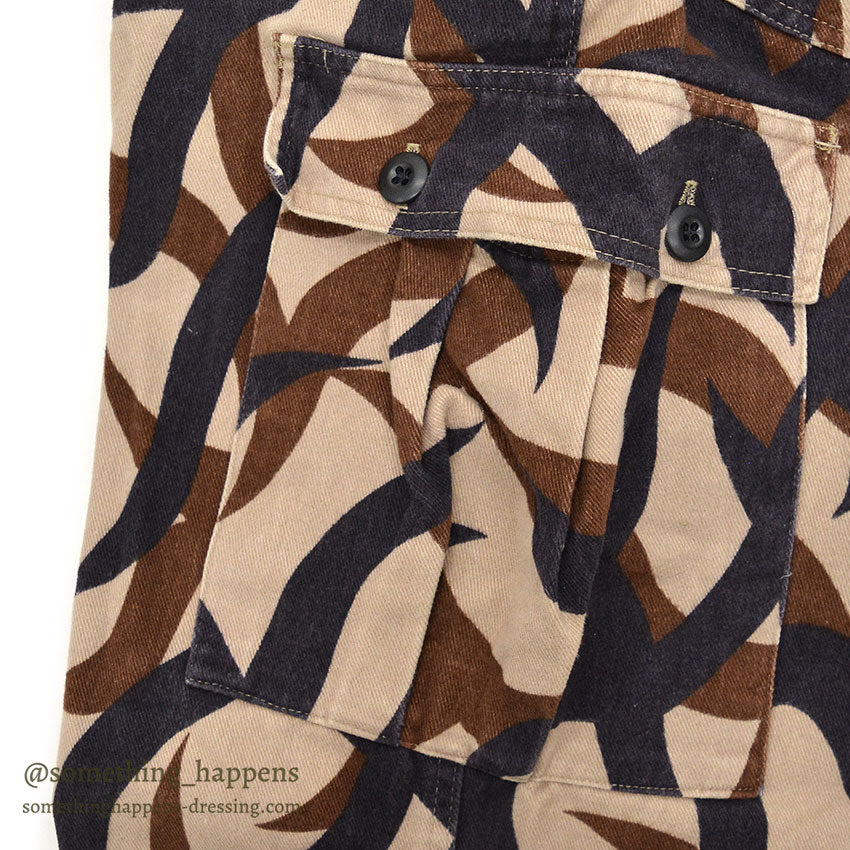 1990's BRIGADE QUARTERMASTERS ASAT CAMO PANTS / THICK COTTON... LR