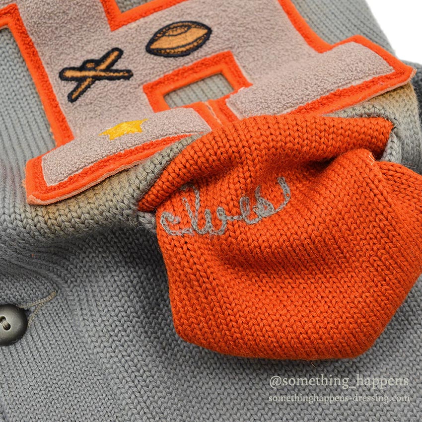 1950's ALBION AWARD SWEATER CARDIGAN / LONG...