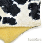 1960's CAMPUS ANIMAL PATTERN FAUX FUR BOA VEST... L
