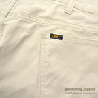 1960's~ Lee Leens ALL COTTON TWILL PANTS / ONLY WASHED ONCE ... W34/L34