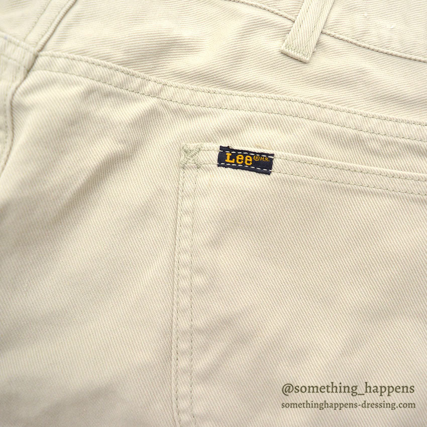 1960's~ Lee Leens ALL COTTON TWILL PANTS / ONLY WASHED ONCE ... W34/L34