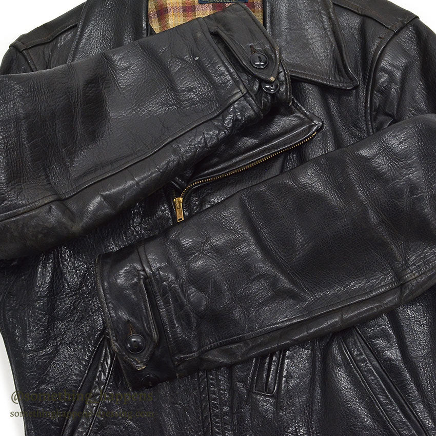 1940's TOP NOTCH LEATHER SPORTS JACKET ... 42