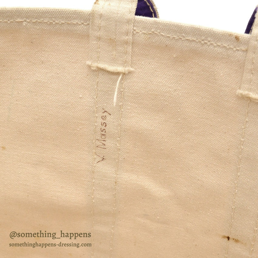 ~1980's L.L.BEAN BOAT AND TOTE / PURPLE ...