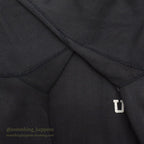 1960's CHAMPION UWM FLOCK PRINT SWEAT SHIRT / BLACK...XL