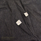 c.1940 DEADSTOCK OLD COTTON STRIPE WORK PANTS / ESSEX TROUSERS ... W33/L31