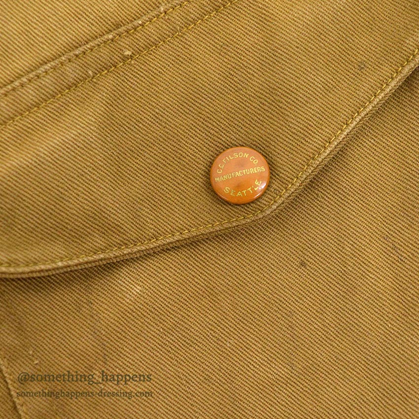 1920's C.C.FILSON CO. HUNTING VEST / EXTREMELY RARE ...