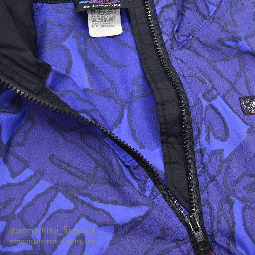 1990's~ EARLY WINTERS illumi NITE NYLON JACKET & CAP...
