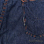 1950's UNKNOWN DOUBLE KNEE DENIM PAINTER PANTS / FLANNEL LINED ... W33/L30