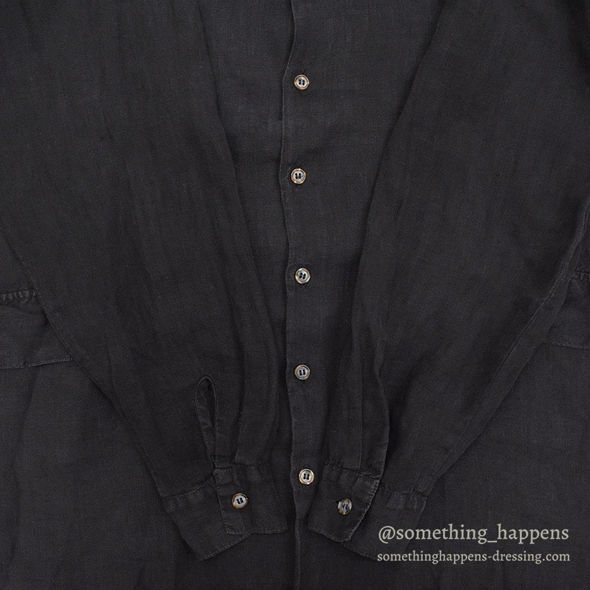 1990's CP SHADES LINEN JACKET / BLACK...M