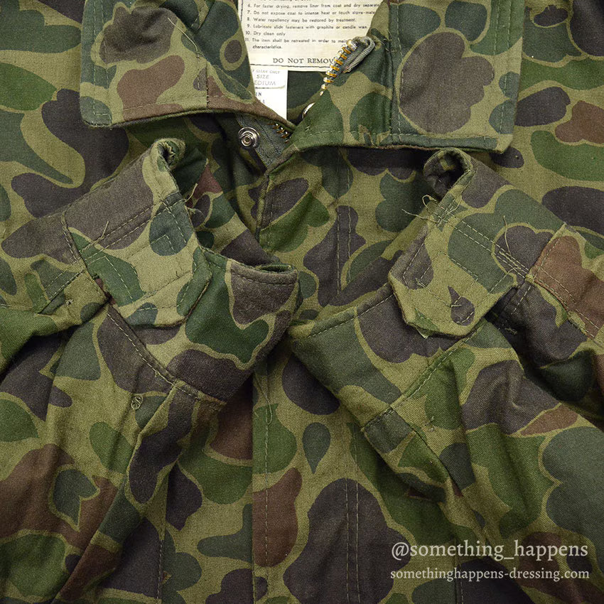 1970's CIVILIAN M-65 DUCK HUNTER CAMO JACKET WPL10881 / ALMOST DEADSTOCK ... M
