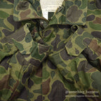 1970's CIVILIAN M-65 DUCK HUNTER CAMO JACKET WPL10881 / ALMOST DEADSTOCK ... M