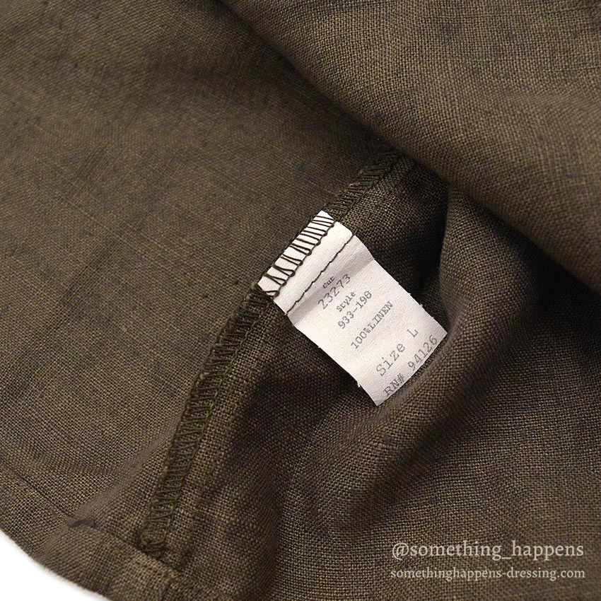 CP SHADES LINEN WORK JACKET / BROWN ... L