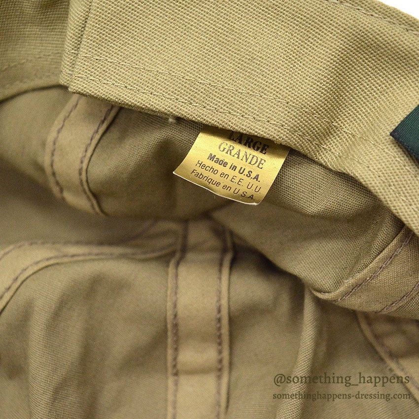 ~1990's ORVIS WIDE BILL FISHING CAP / NECK FLAP ... L