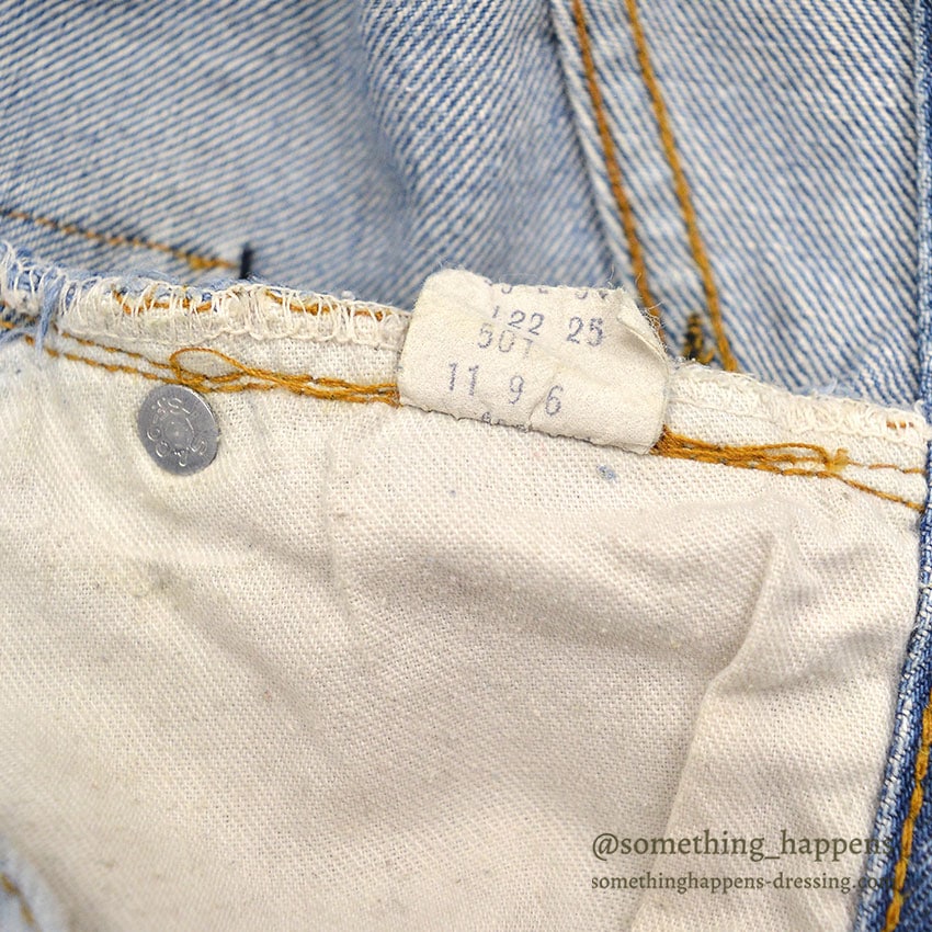 1970's Levi's 501 66 LATE / SUN FADED ... W31/L30