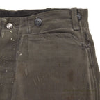1940's CAN'T BUST'EM WW2 BLACK FRISCO PANTS / CROPPED ... W32