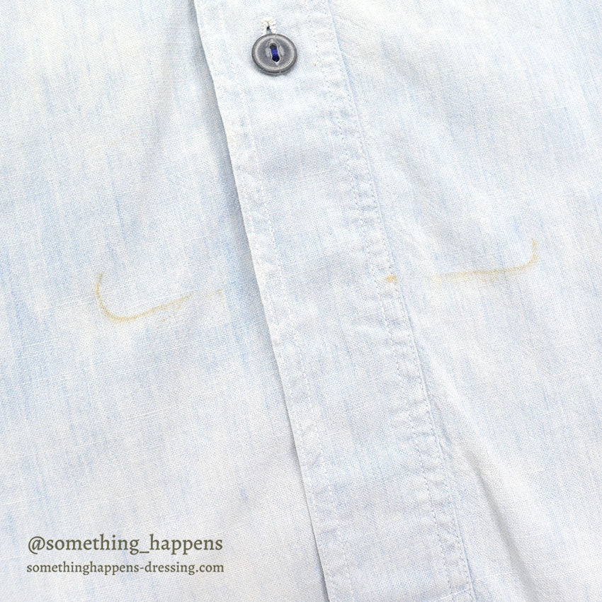 1960's SEARS CHAMBRAY SHIRT / SUPER FADED ...