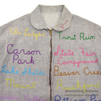 1950's~ CAMPERS TRAIL FULLY EMBROIDERED MEMORIAL JACKET / EXTREMELY RARE...
